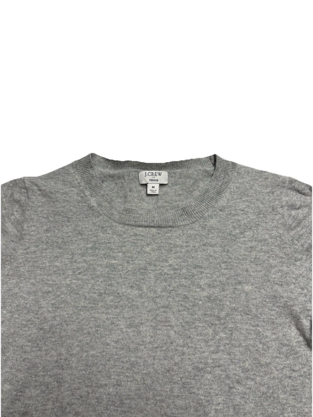 J. Crew Heather Gray Crewneck Sweater